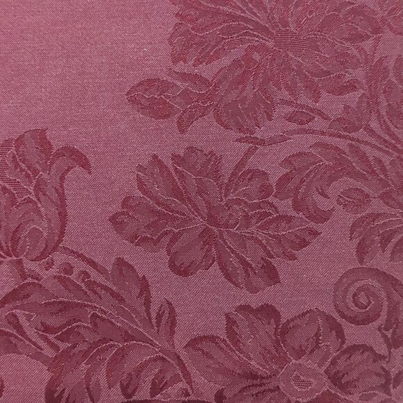 Vintage Cranberry Damask Tablecloth 56 x 80 - Picture 5 of 5